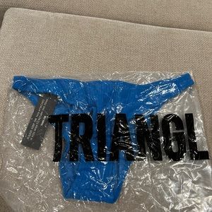 NWT TRIANGL SWIM BLUE BIKINI BOTTOMS